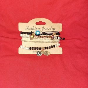 Evil eye bracelet set